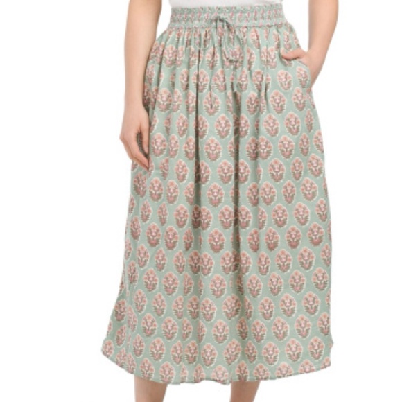 Marea by Liz Joy GRACE MIDI SKIRT Size Large / worn 1x - Picture 1 of 6
